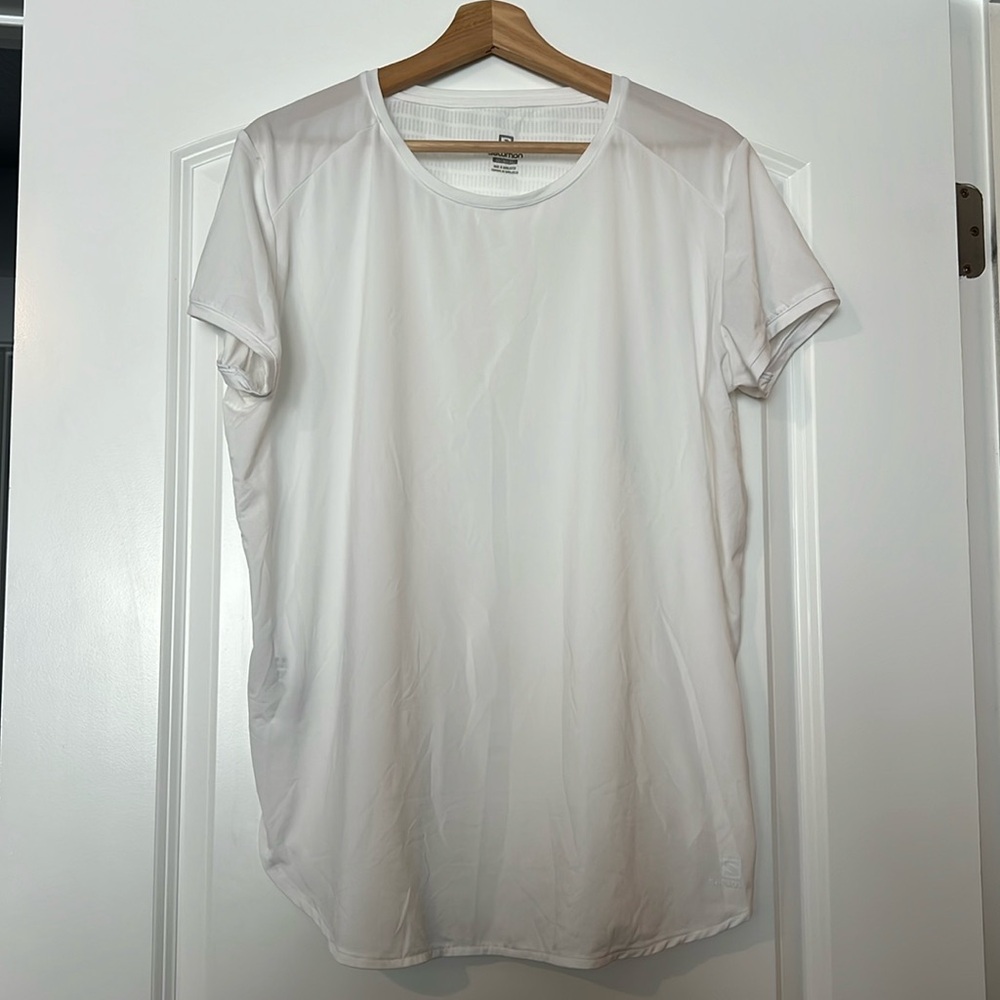 White Salomon Athletic Tee